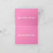 Get Well Soon – Spring Flu Recovery | Cozy Cat (Innenseite)