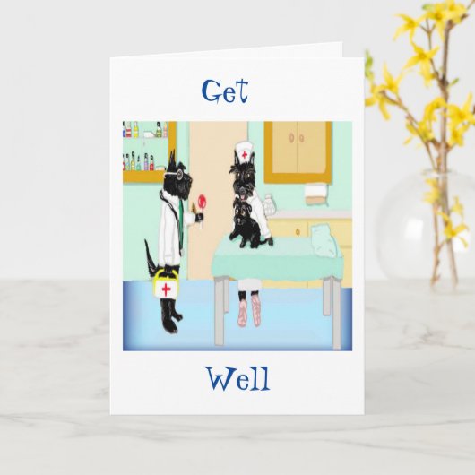 Get Well SoOoOoONON!! Karte (Gelbe Blume)