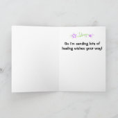 Get Well Welsh Corgi Greeting Card Karte (Innenseite)