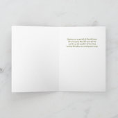 Get Well White Daisy Garden with Butterflies Karte (Innenseite)