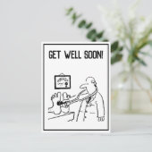 Get Well - Wohltätigkeit Fund Raiser Gift Item Postkarte (Stehend Vorderseite)