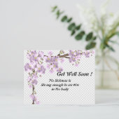 Get Well Wwant Card Postkarte (Stehend Vorderseite)