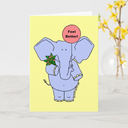 Get Wellephant Karte (Gelbe Blume)