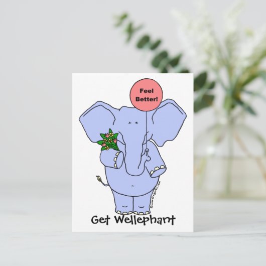 Get Wellephant Postkarte (Stehend Vorderseite)
