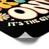 Get Your Cray On It's The 67 Th Day Of School 67 M Poster (Ecke)