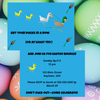 Get your Ducks in a Row for Brunch Einladung