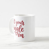 Get Your Jingle On Festive Christmas Mug Kaffeetasse (Vorderseite Links)