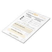 Get Your Mind RIGHT – 5-Minute Journal Notepad Notizblock (angewinkelt)