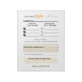Get Your Mind RIGHT – 5-Minute Journal Notepad Notizblock (Rotiert)