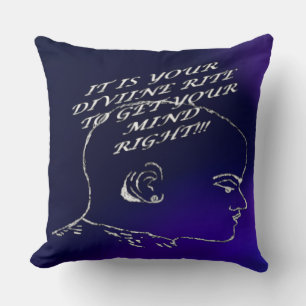 'Get Your Mind Right' Quadrat-Kissen Kissen