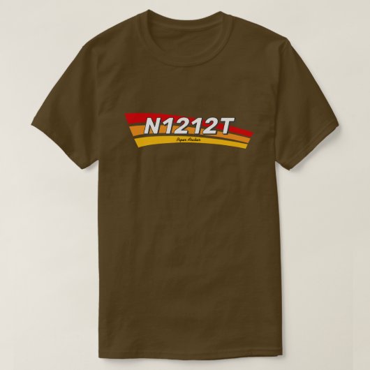 Get Your Own Aircraft Number T-Shirt (Design vorne)