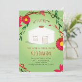 Get Yurty Geburtstag Einladung (Stehend Vorderseite)