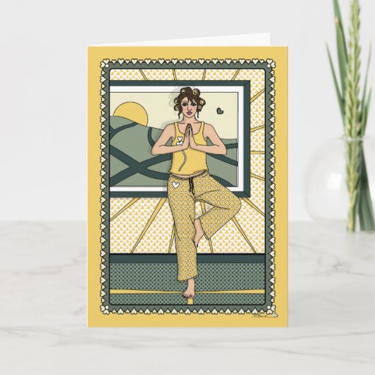 Get zentriert_C_Greeting Karte (Vorderseite)