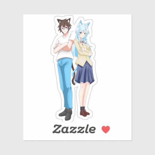 Geta-Kissed-Medium Aufkleber (Blatt)