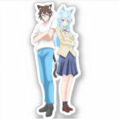 Geta-Kissed-Medium Aufkleber (Vorderseite)