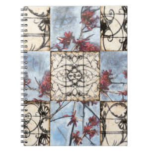 Getäfelte abstrakte Scrollwork Malerei Notizblock