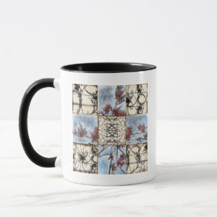 Getäfelte abstrakte Scrollwork Malerei Tasse