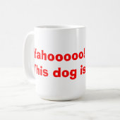 Getaner Hund Kaffeetasse (Vorderseite Links)