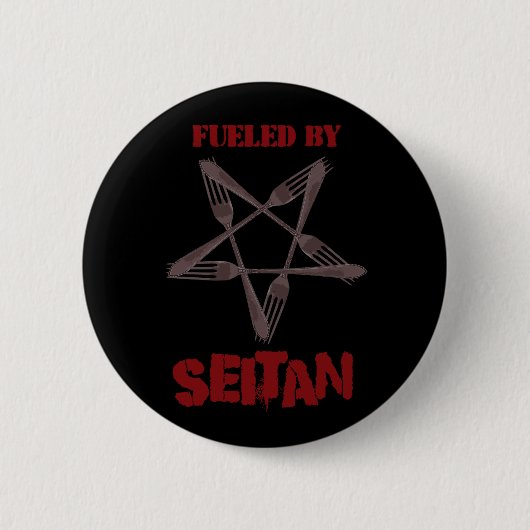 Getankt durch Seitan Button (Vorderseite)