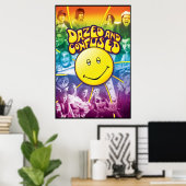 getanzt und verwirrt poster (Heimbüro)