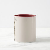 Getarnter Chamäleon-Soldat Tasse (Zentrum)