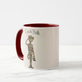 Getarnter Chamäleon-Soldat Tasse (Vorderseite Links)