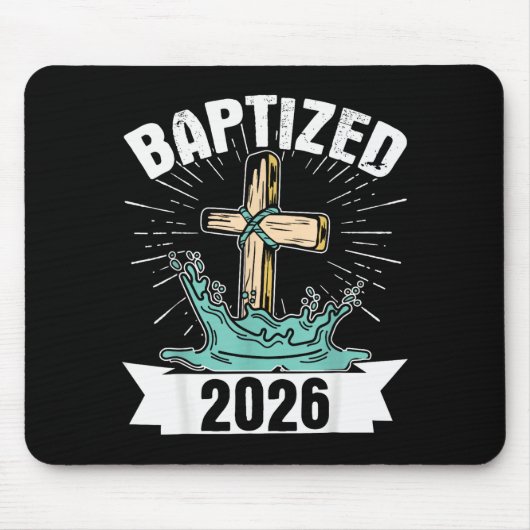 Getauft 2026 mousepad (Vorne)