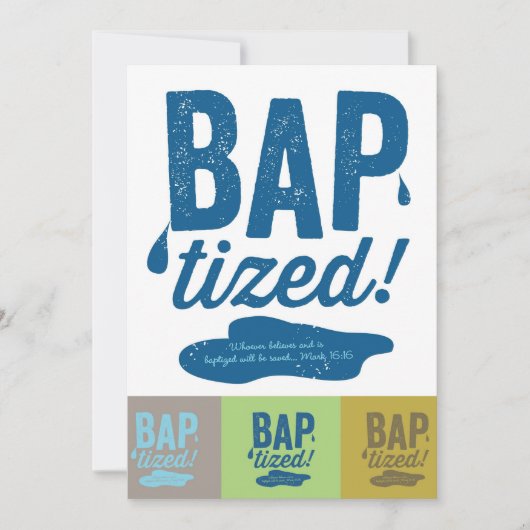 getauft! Einladungen (Vorderseite)