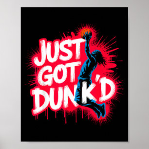 Getaufter Jesus wurde gerade getauft und getunkt Poster