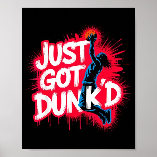 Getaufter Jesus wurde gerade getauft und getunkt Poster (Vorne)
