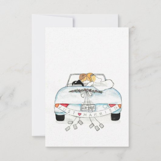 Getaway Car Save The Date (Vorderseite)