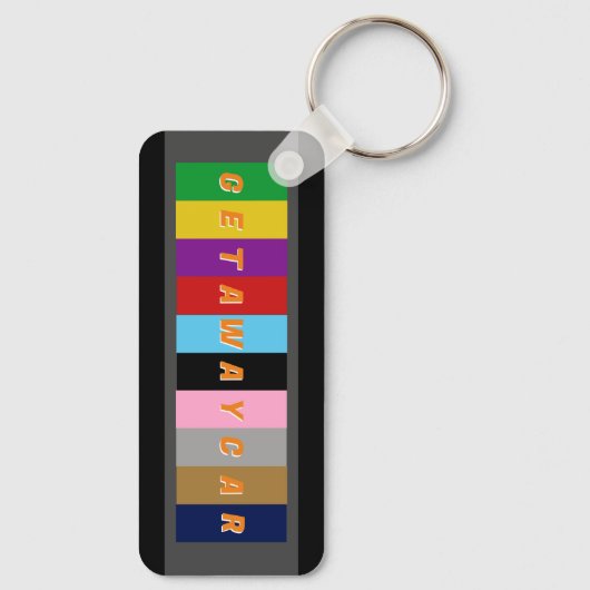 GETAWAY CAR SCHLÜSSELANHÄNGER (Rückseite)