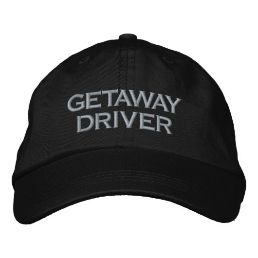GETAWAY DRIVER BESTICKTE BASEBALLKAPPE (Vorderseite)