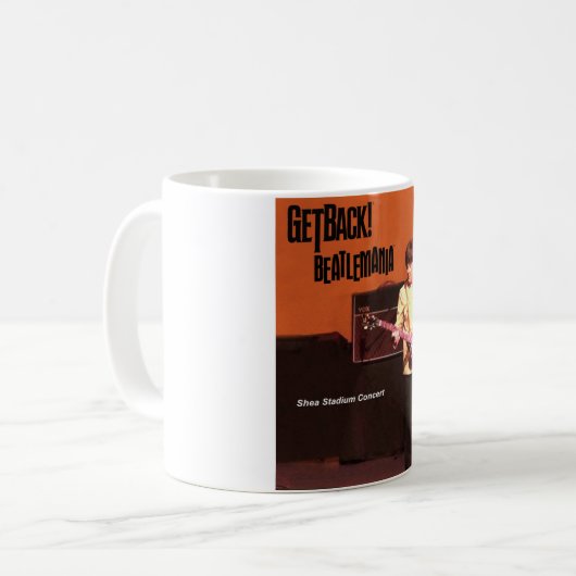 GetBack!® Beatlemania - Shea Stadium Classic Tasse (Vorderseite Links)