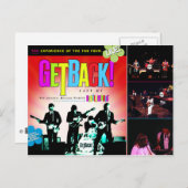 GetBack! Beatlemanie Postkarte (Vorne/Hinten)