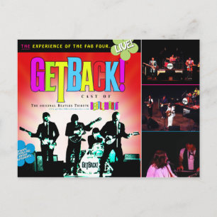 GetBack! Beatlemanie Postkarte