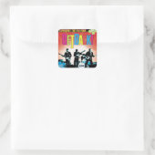 GetBack!® Square Sticker, glänzend Quadratischer Aufkleber (Tasche)