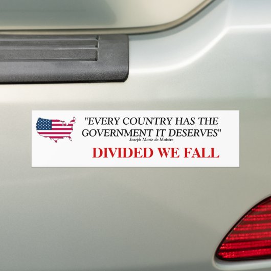 geteilt fallen wir Aufkleber Autoaufkleber (Auf Auto)