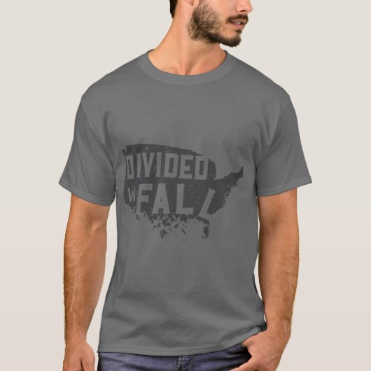 Geteilt fallen wir T-Shirt (Vorderseite)