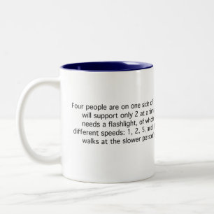 Geteilte Brücken-Überfahrt Zweifarbige Tasse