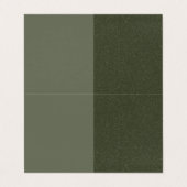 Geteilte geflochtene Platzkarte - Anpassbar Visitenkarten (Außenseite Aufgefaltet)