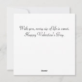 Geteilte Sippen der Süße Feiertagskarte (Rückseite)