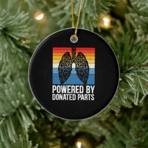 Geteilte Teile, Lung Transplant Krieger Keramik Ornament
