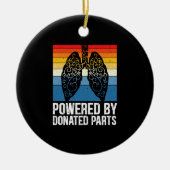 Geteilte Teile, Lung Transplant Krieger Keramik Ornament (Vorne)
