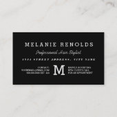 Geteilte Visitenkarten in Gelb Visitenkarte (Rückseite)