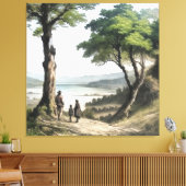 Geteilter Horizont Leinwanddruck (Insitu (Wohnzimmer))