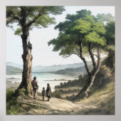 Geteilter Horizont Poster (Vorne)