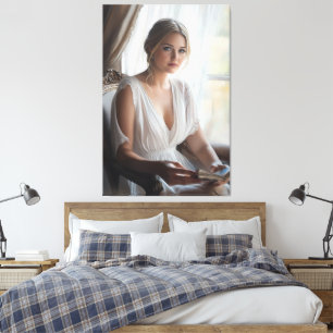 Geteilter Moment Leinwanddruck