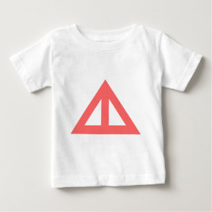 Geteilter Pfeil Dreieck Baby T-shirt