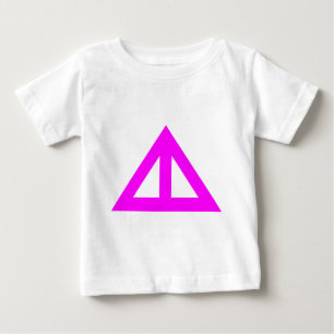 Geteilter Pfeil Dreieck Baby T-shirt